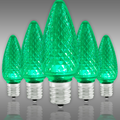Mr Light C9 LED Bulbs — Green, 5 Pack