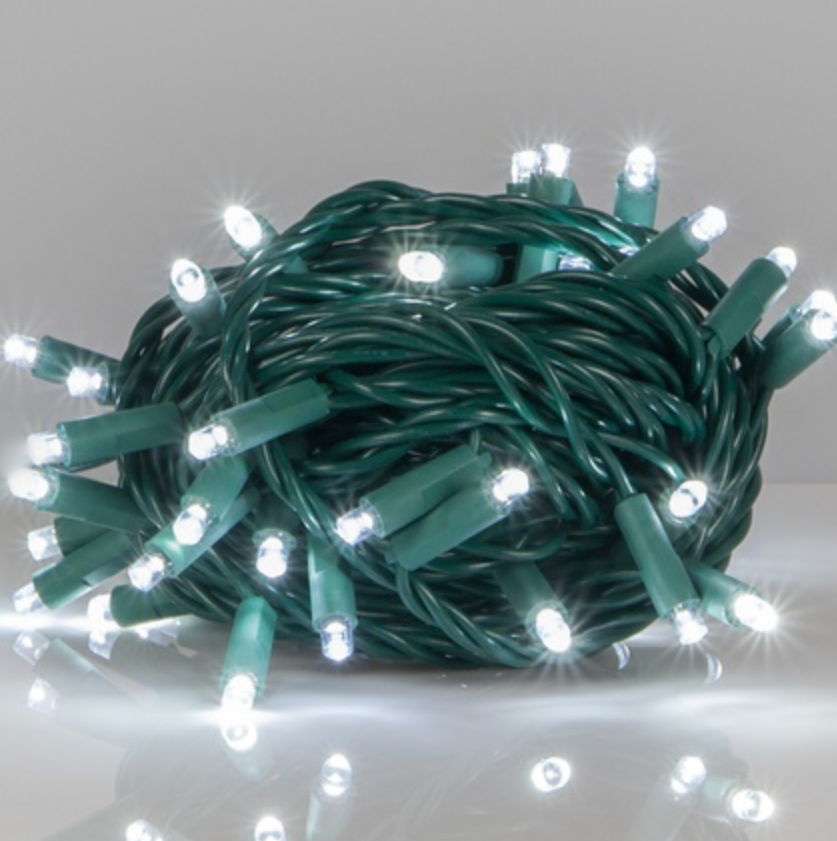 Mr Light 5mm Balled Lights — Pure White, 70 Count