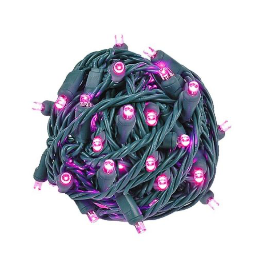 Mr Light 5mm Balled Lights — Pink, 70 Count