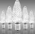 Mr Light C9 LED Bulbs — Pure White, 5 Pack