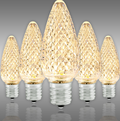 Mr Light C9 LED Bulbs — Warm White, 5 Pack