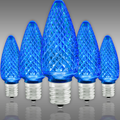 Mr Light C9 LED Bulbs — Blue, 5 Pack