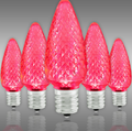 Mr Light C9 LED Bulbs — Pink, 5 Pack