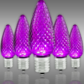 Mr Light C9 LED Bulbs — Purple, 5 Pack